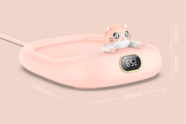 Hogar Oficina Linda Mascota Taza Termostática Calentador de Bebidas Gadgets de Invierno