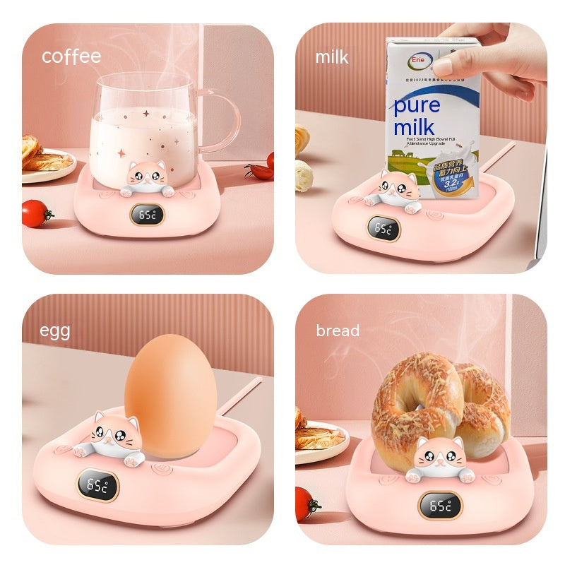 Hogar Oficina Linda Mascota Taza Termostática Calentador de Bebidas Gadgets de Invierno
