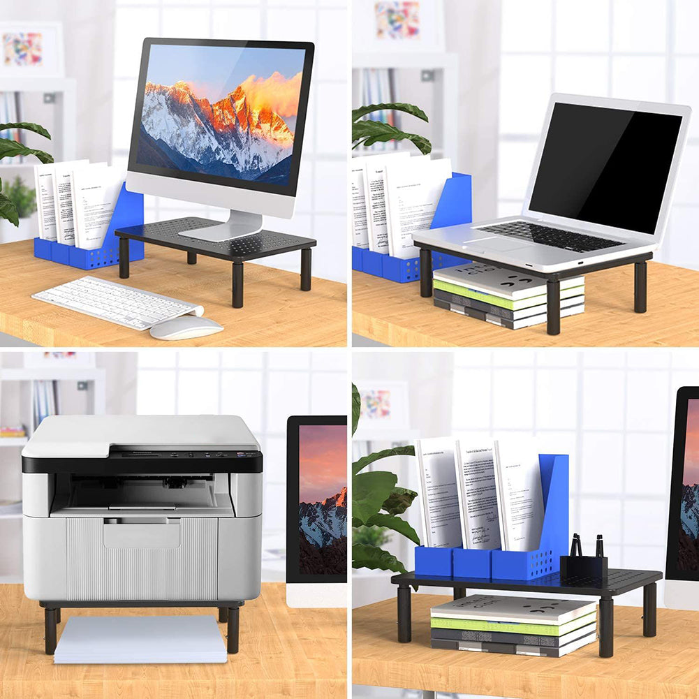 Mesa de computadora con altura elevada, estante de refrigeración para computadora portátil