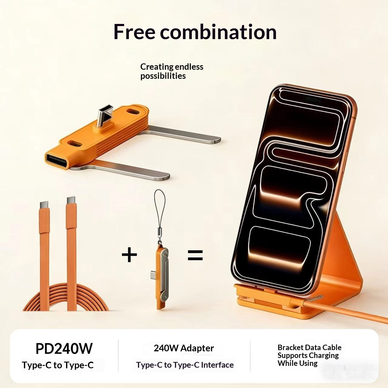 Dual USB-C Charging Cable