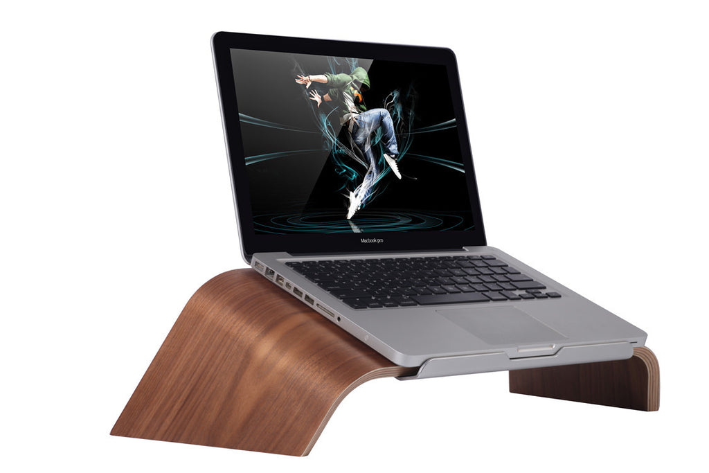 Soporte de madera inclinable para portátil Macbook