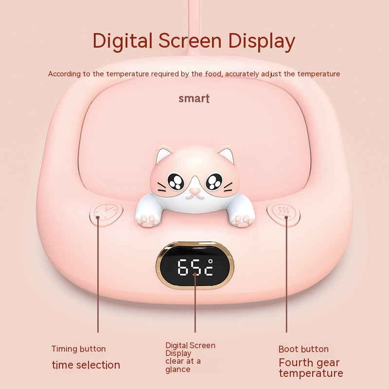 Hogar Oficina Linda Mascota Taza Termostática Calentador de Bebidas Gadgets de Invierno