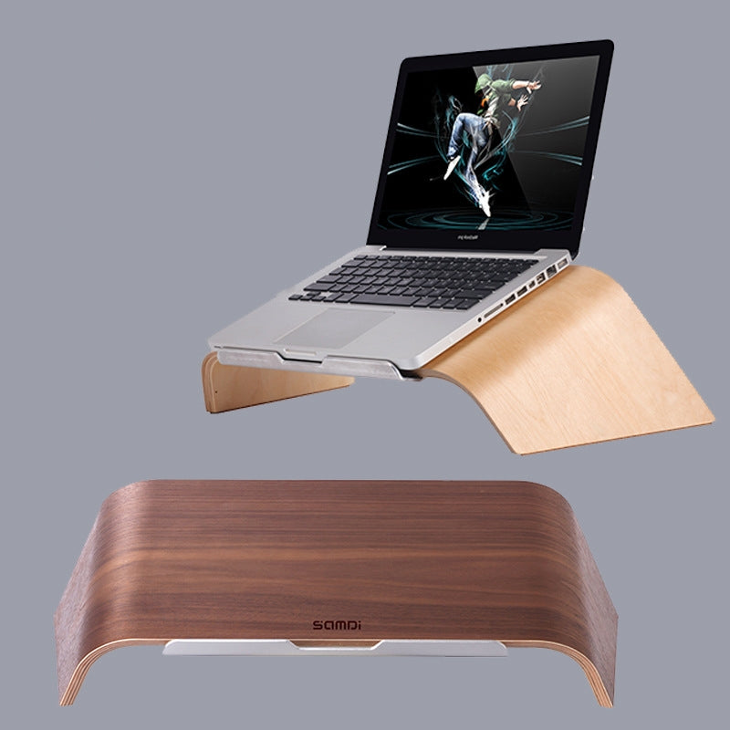 Soporte de madera inclinable para portátil Macbook