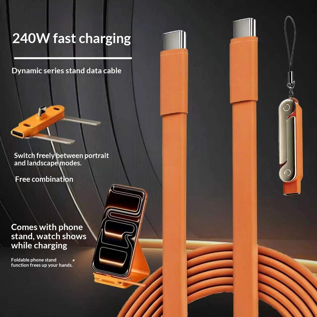 Dual USB-C Charging Cable