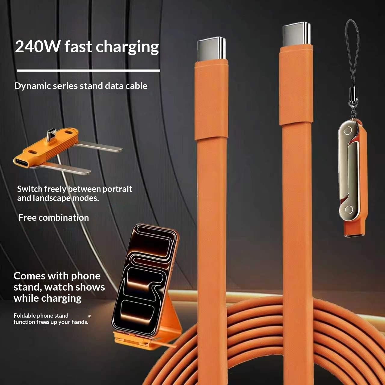 Dual USB-C Charging Cable